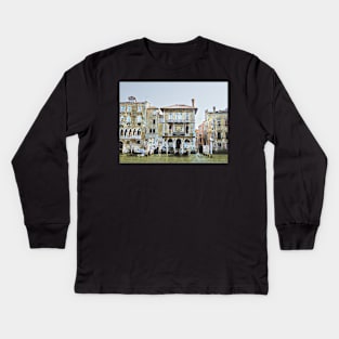 Grand Canal, Venice, Italy Kids Long Sleeve T-Shirt